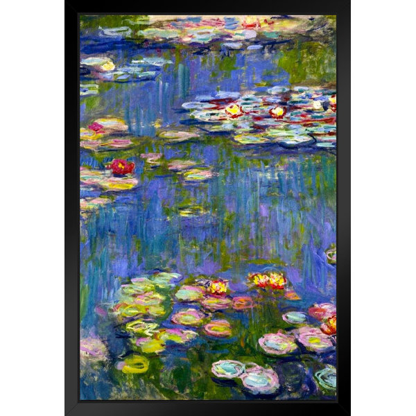Red Barrel Studio® Claude Water Lilies Impressionist Art Posters